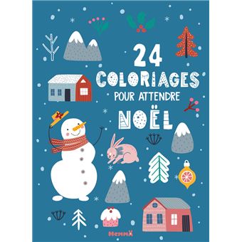 Calendrier Avent Coloriage Noël