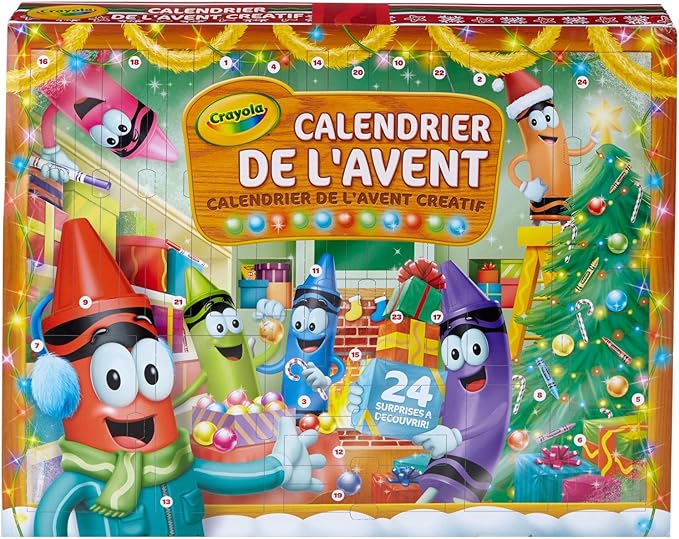 Calendrier Avent enfant crayola
