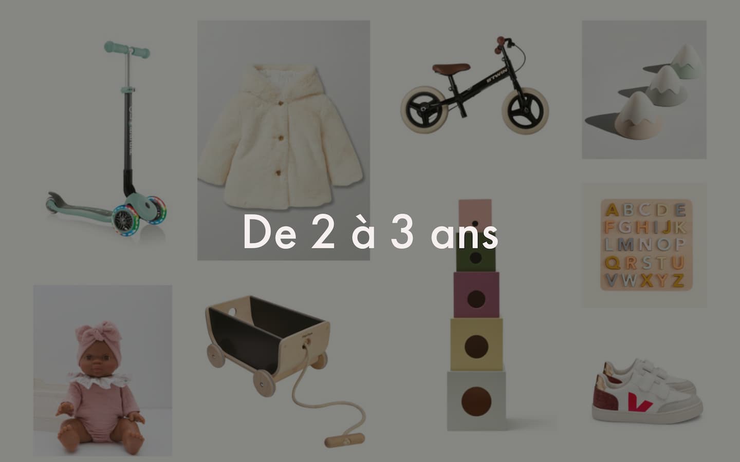 Noël 2023 : idées cadeaux Fille et Garçon (2 à 3 ans) - Tendance