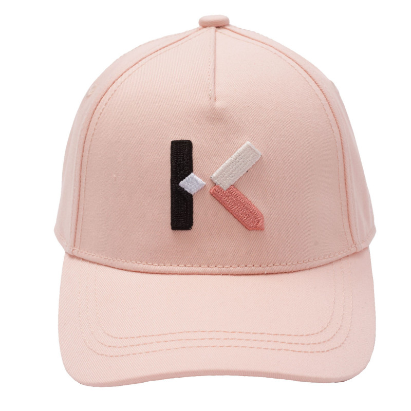 casquette-brode-fille-rose-kenzo-kids