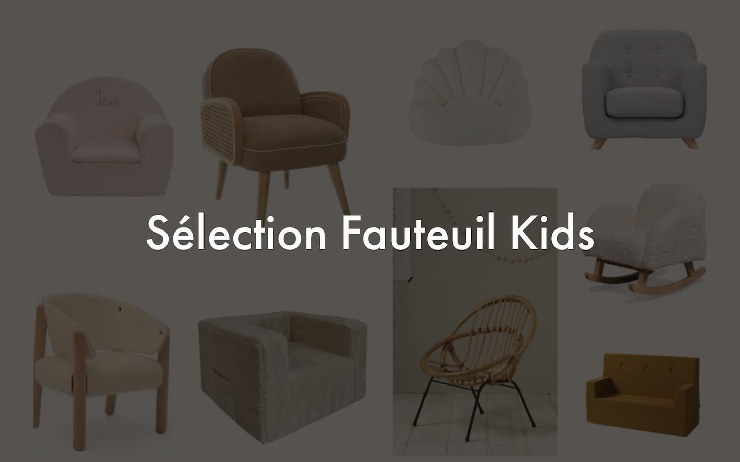 Fauteuil à bascule enfant écru - Vertbaudet