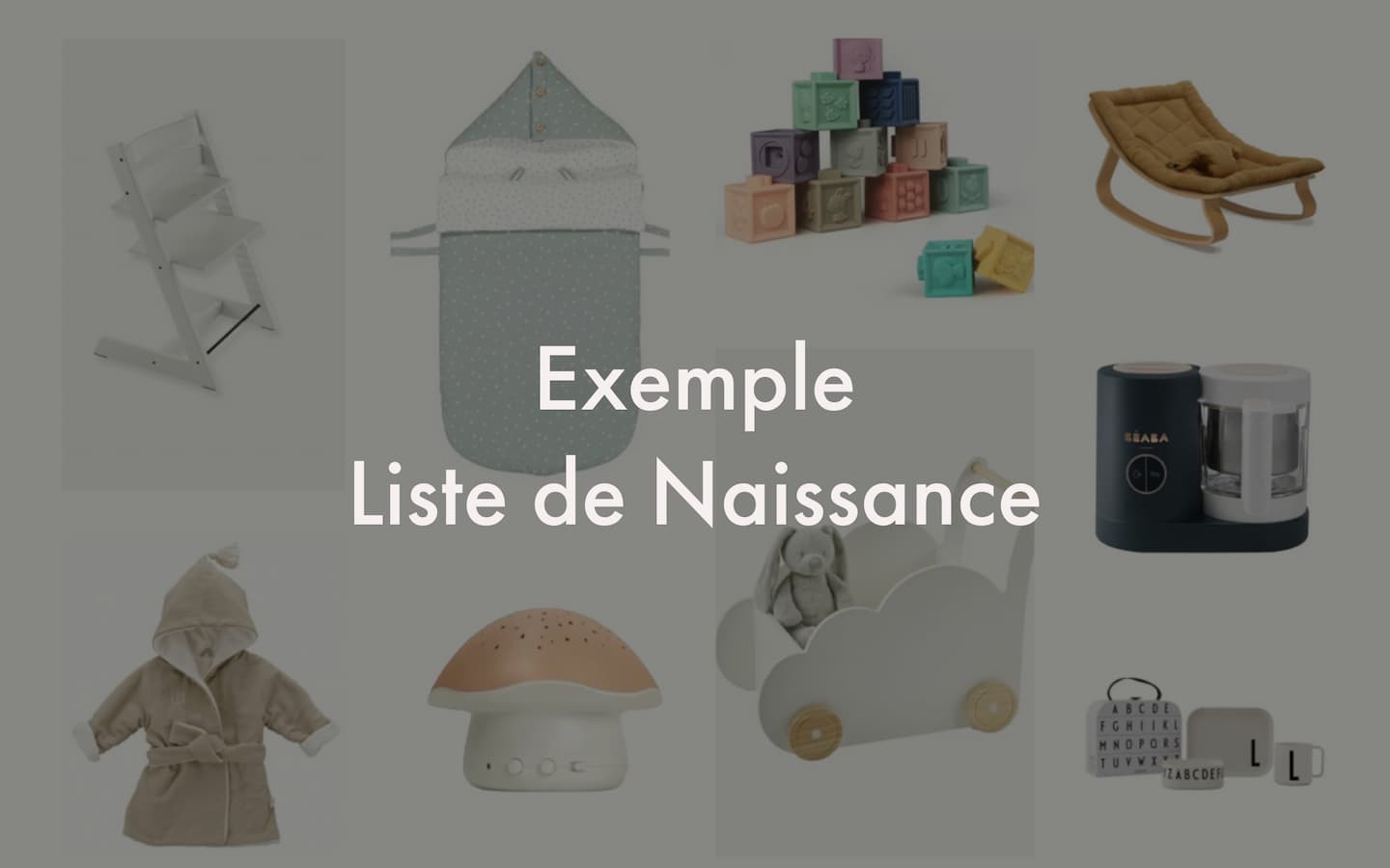 Exemple de Liste de Naissance Mixte : Top idées cadeaux