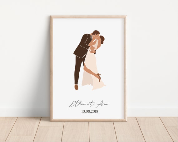 illustration-personnalise-mariage-etsy