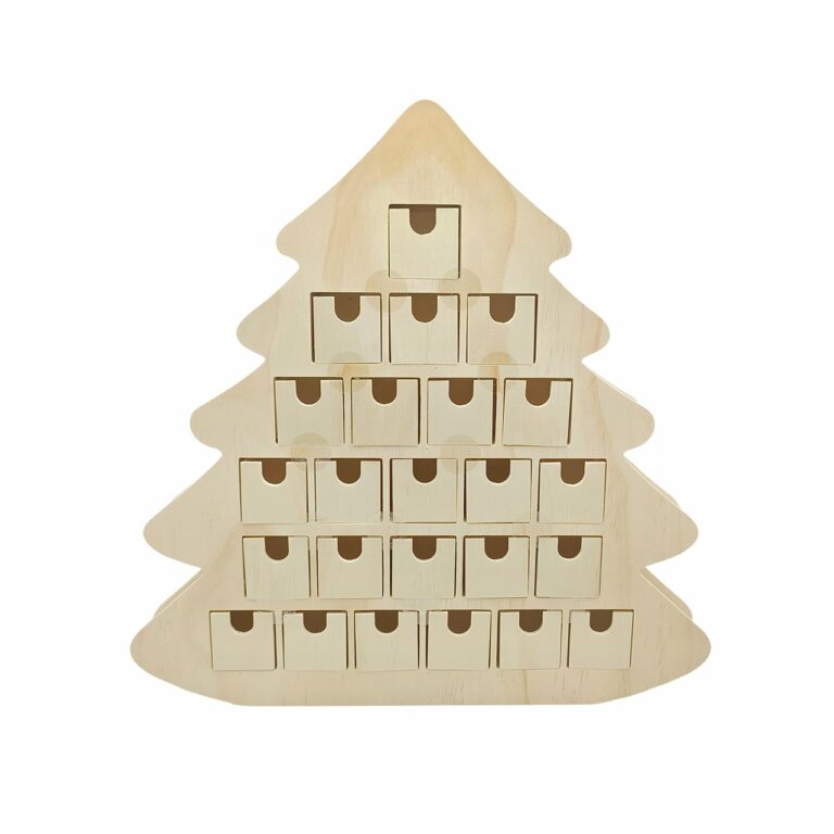 Calendrier de l'Avent Sapin à remplir