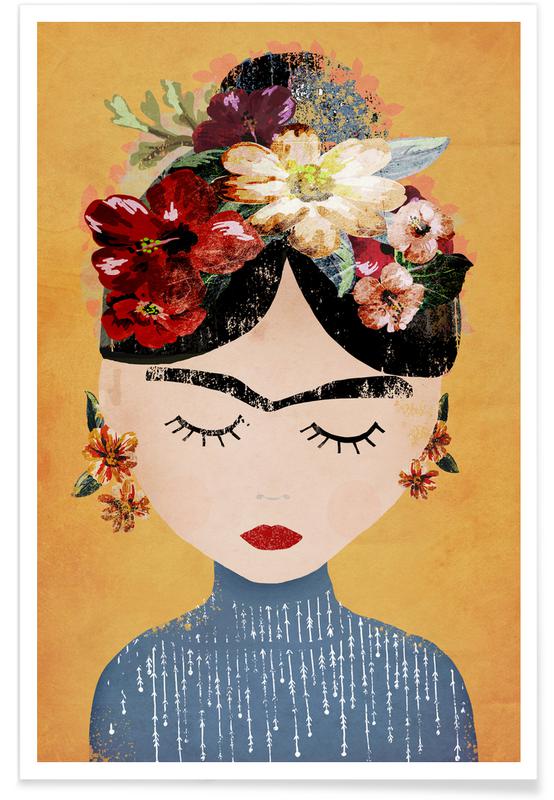 affiche-illustration-frida-kahlo