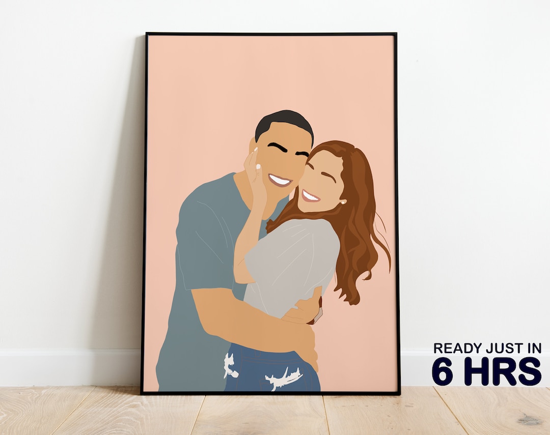 portrait-illustration-personnalise-de-votre-couple-etsy-france