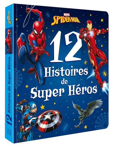 livre-spiderman-12-histoires-de-super-hros-marvel