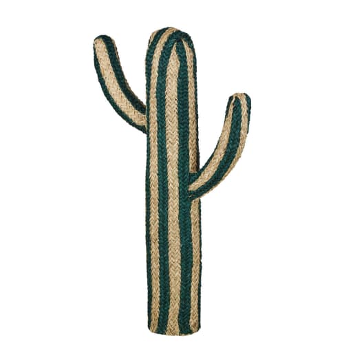 statuette-cactus-bicolore-raye-verte-h120-maisons-du-monde