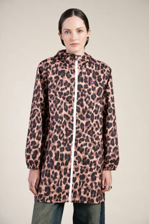 Ciré imperméable tendance femme léopard