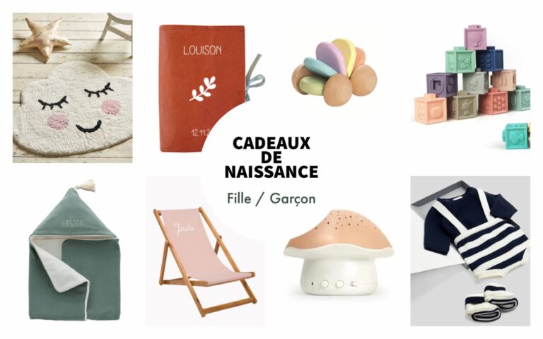 Top cadeaux de naissance pour bébé fille et garçon