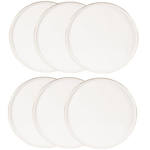 6-assiettes-plates-en-porcelaine-blanche-et-dore-maisons-du-monde