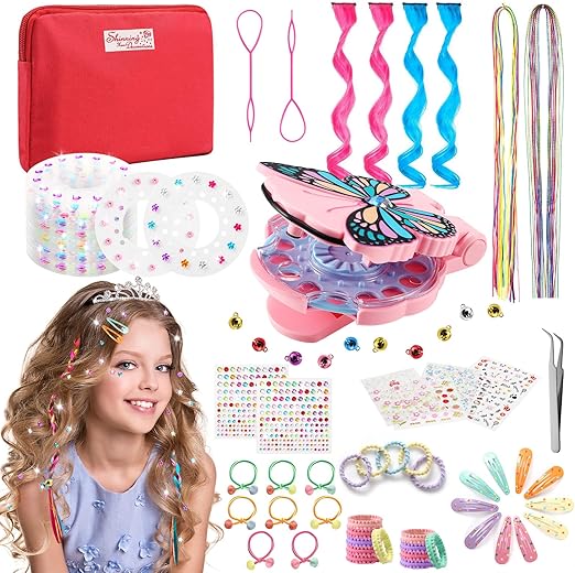 Top cadeau fille kit strass cheveux