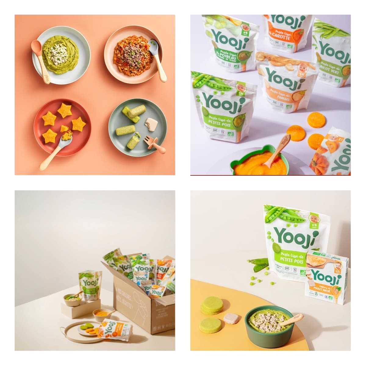 Yooji - Repas bébé bio surgelé