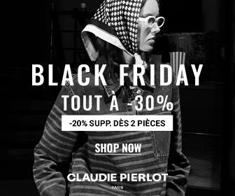 CLAUDIE PIERLOT Black Friday offres promo et réductions Mode femme