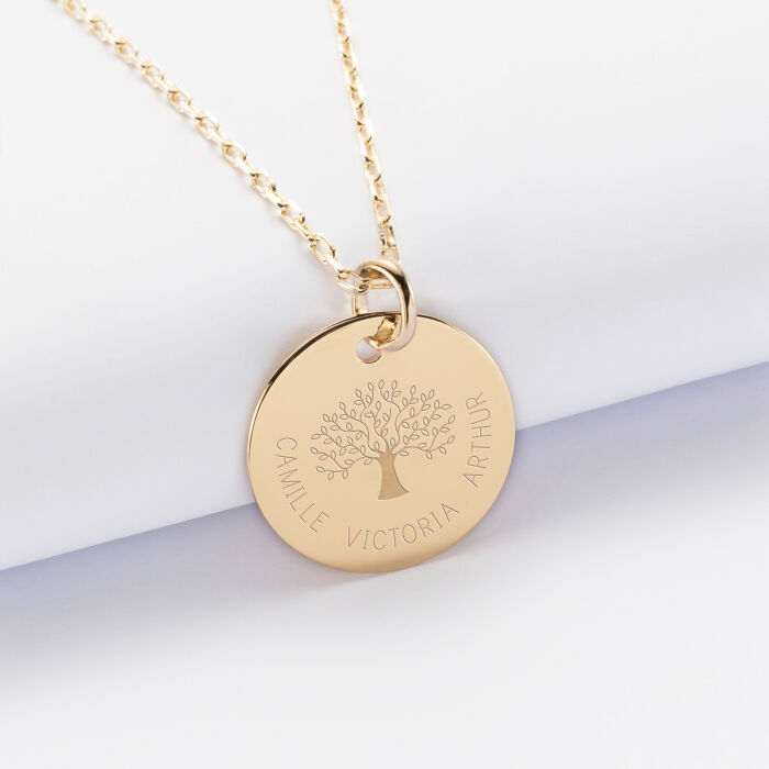 Collier personnalisé femme arbre de vie