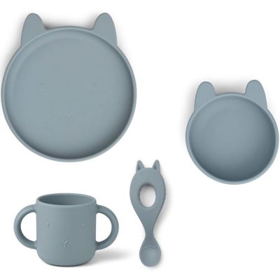 coffret-repas-en-silicone-vivi-lapin-sea-blue-4-pices-liewood