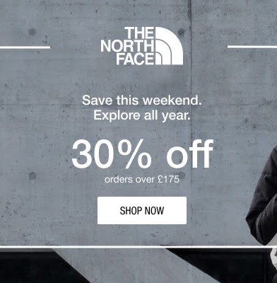 THE NORTH FACE Black Friday offres promo et réductions Doudoune manteaux homme femme ado