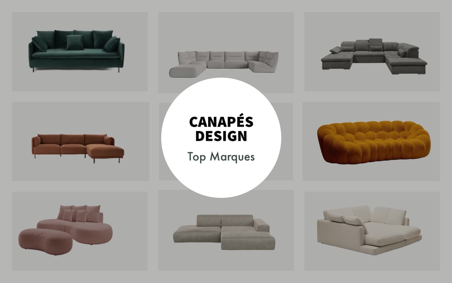 Top marques et enseignes où acheter un canapé design