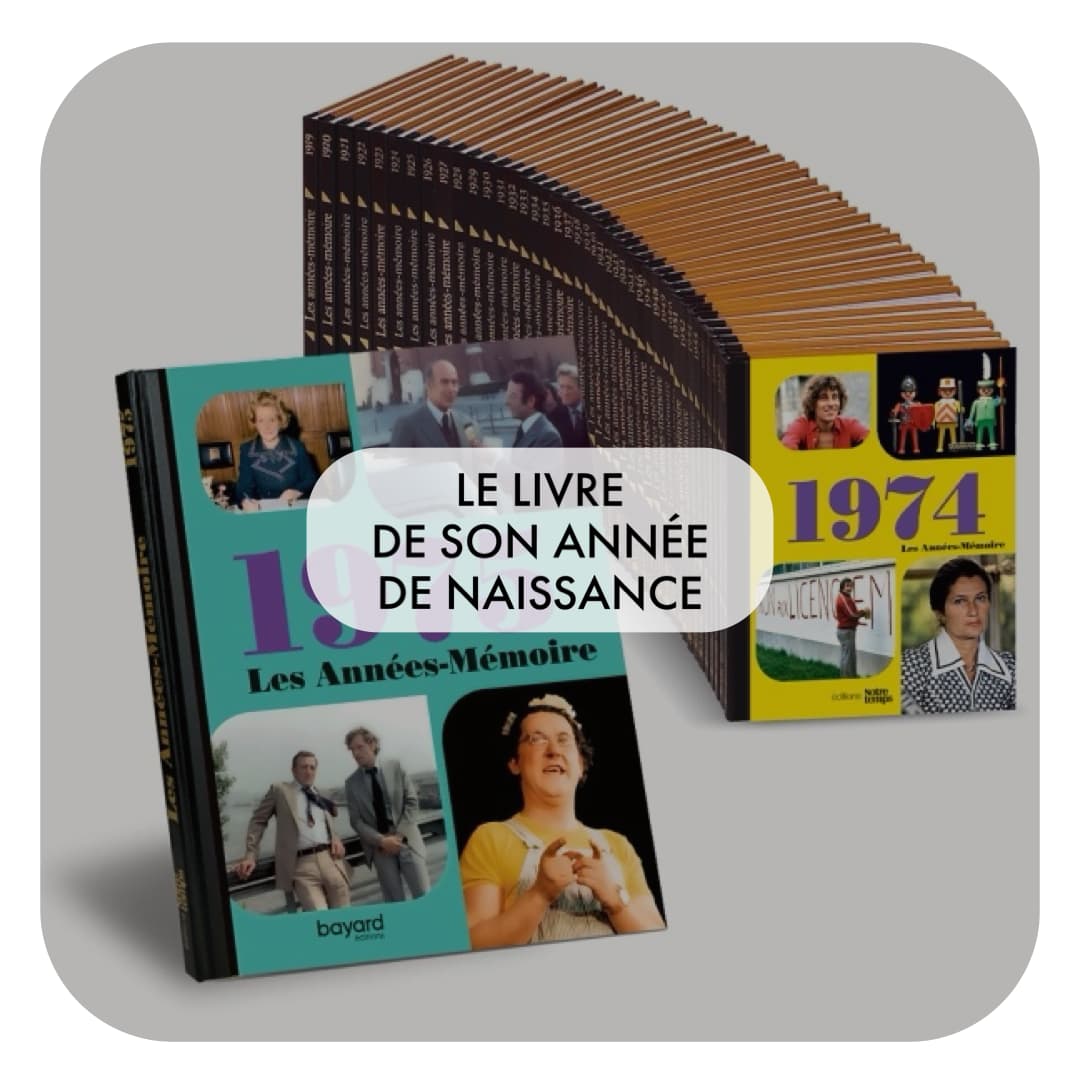 Cadeau d'anniversaire Maman - Livre Les Années Mémoire