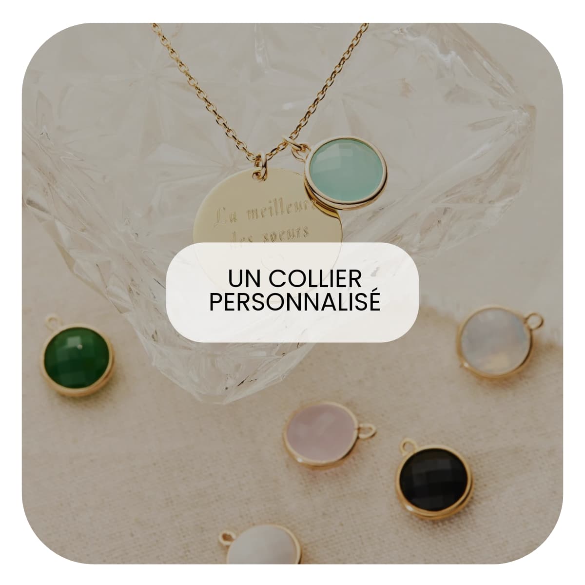 Cadeau Fête des Mères : collier personnalisé