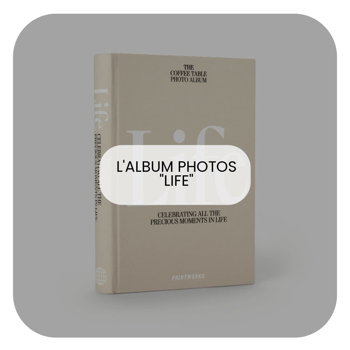 Cadeau de naissance garçon : album photos Life