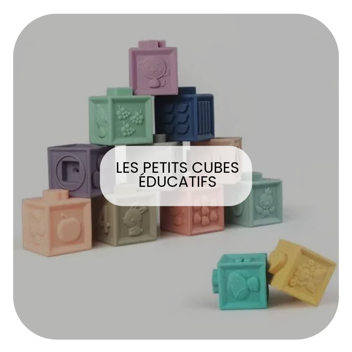 Cadeau de naissance garçon : cubes éducatifs Baby-to-Love