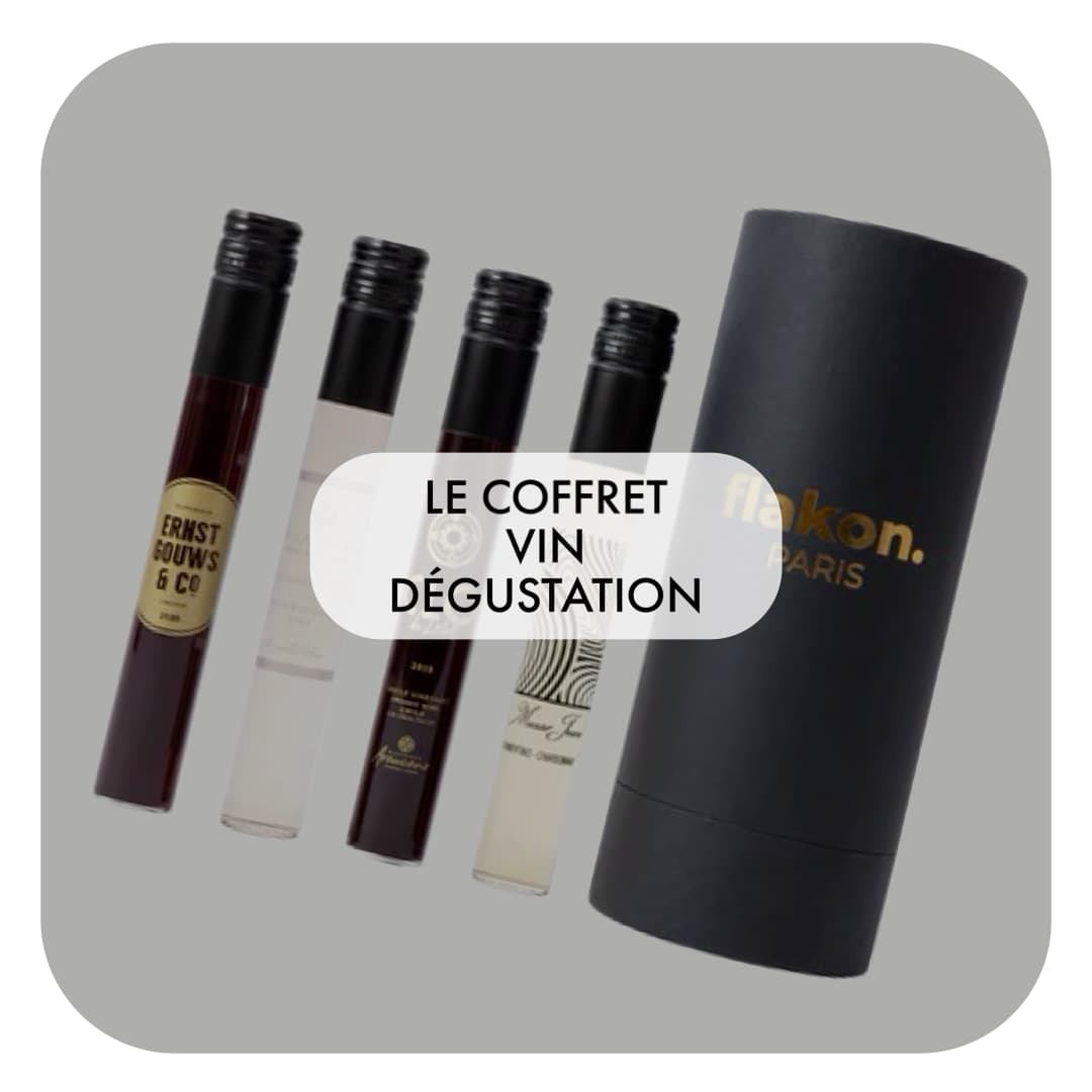 Cadeau de départ - Coffret vin Flakon