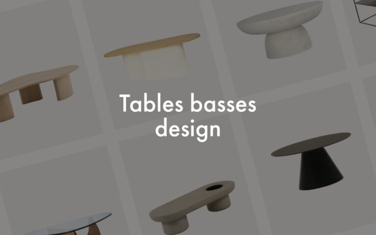 Sélection déco - Tables basses tendance et design
