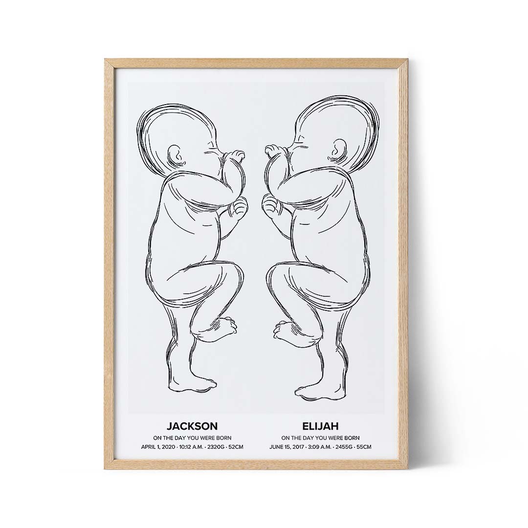 affiche-de-naissance-jumeaux-positive-prints