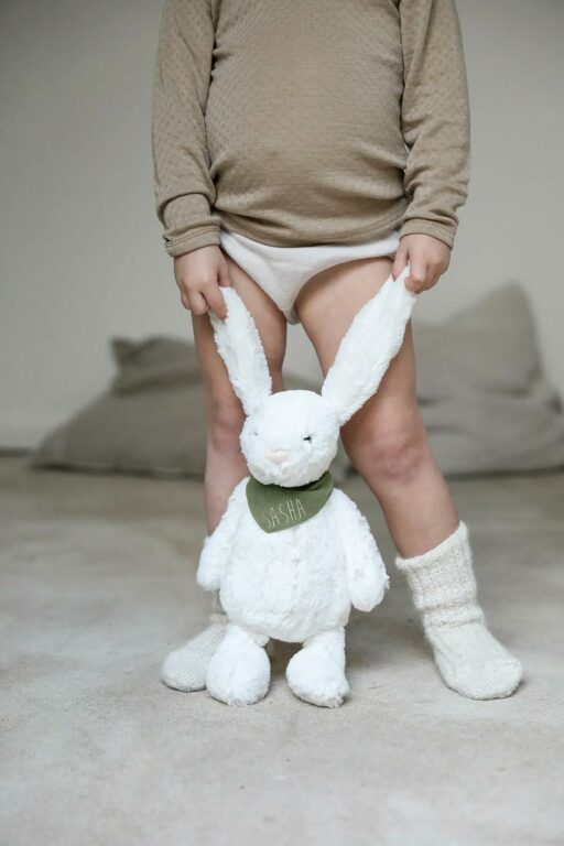 Doudou lapin bébé personnalisable Petit Picotin