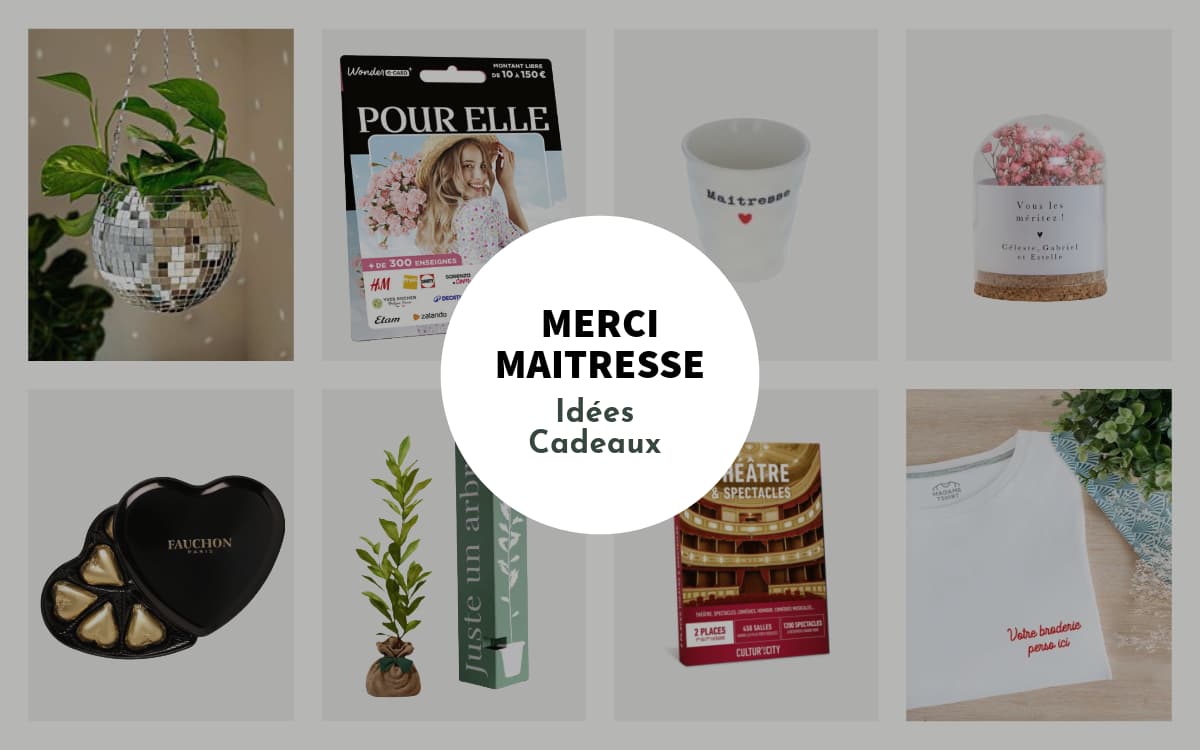 Cadeau maitresse de fin d'année : Top cadeaux