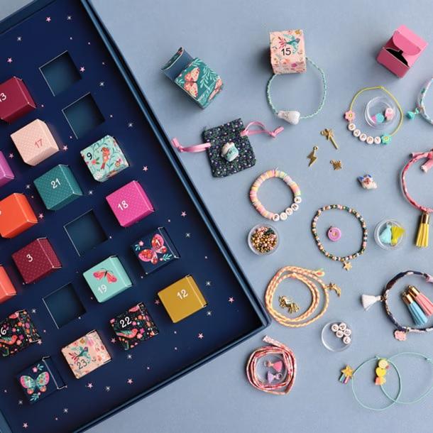 Calendrier de l'Avent enfant fille bijoux 7 ans, 8 ans, 9 ans