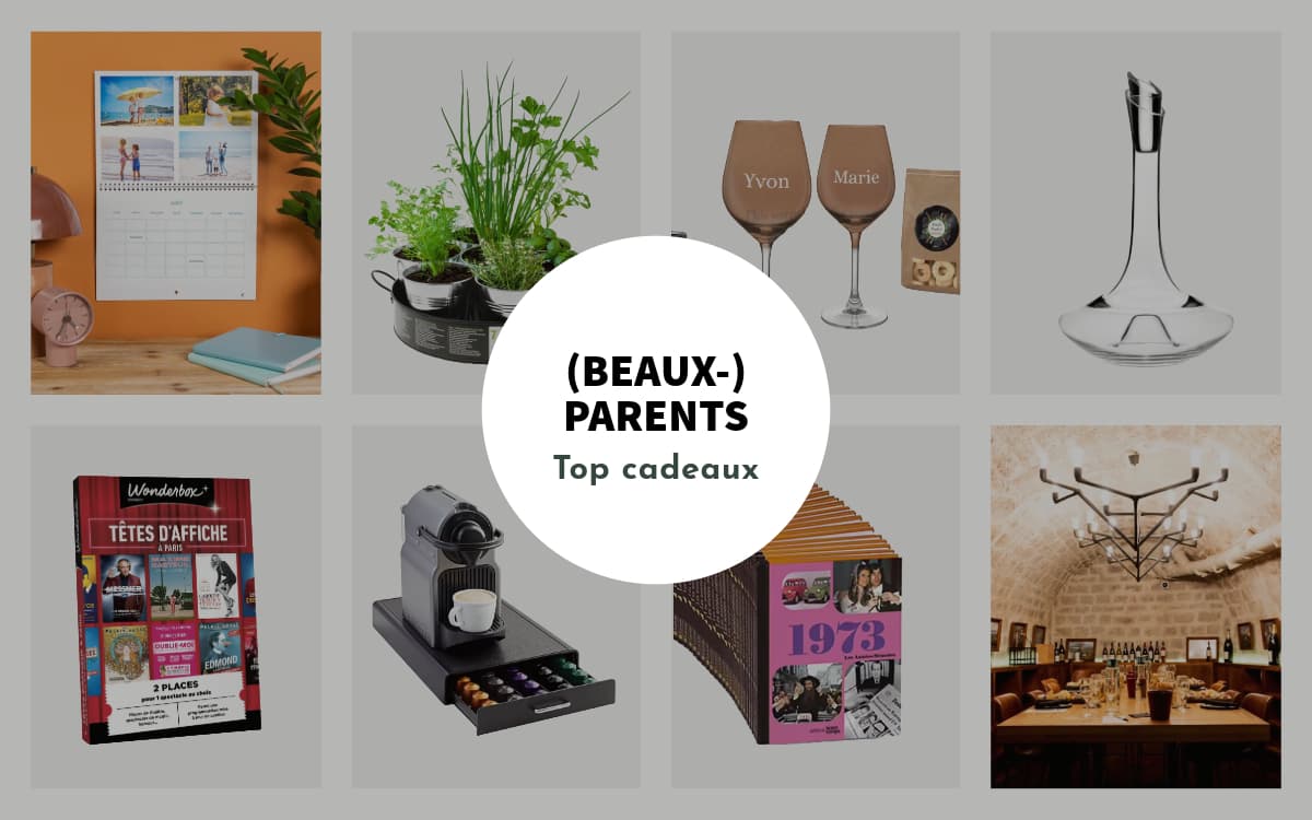 Meilleures idées cadeaux pour vos parents et beaux-parents