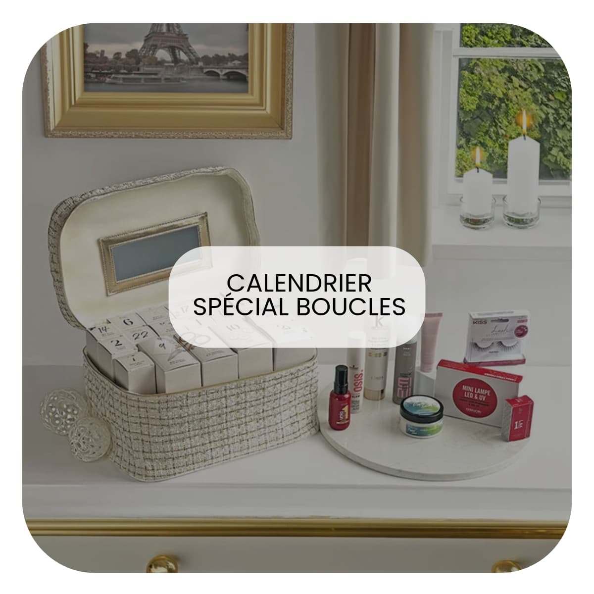 Calendrier de l'Avent cheveux bouclés - La Boutique du Coiffeur