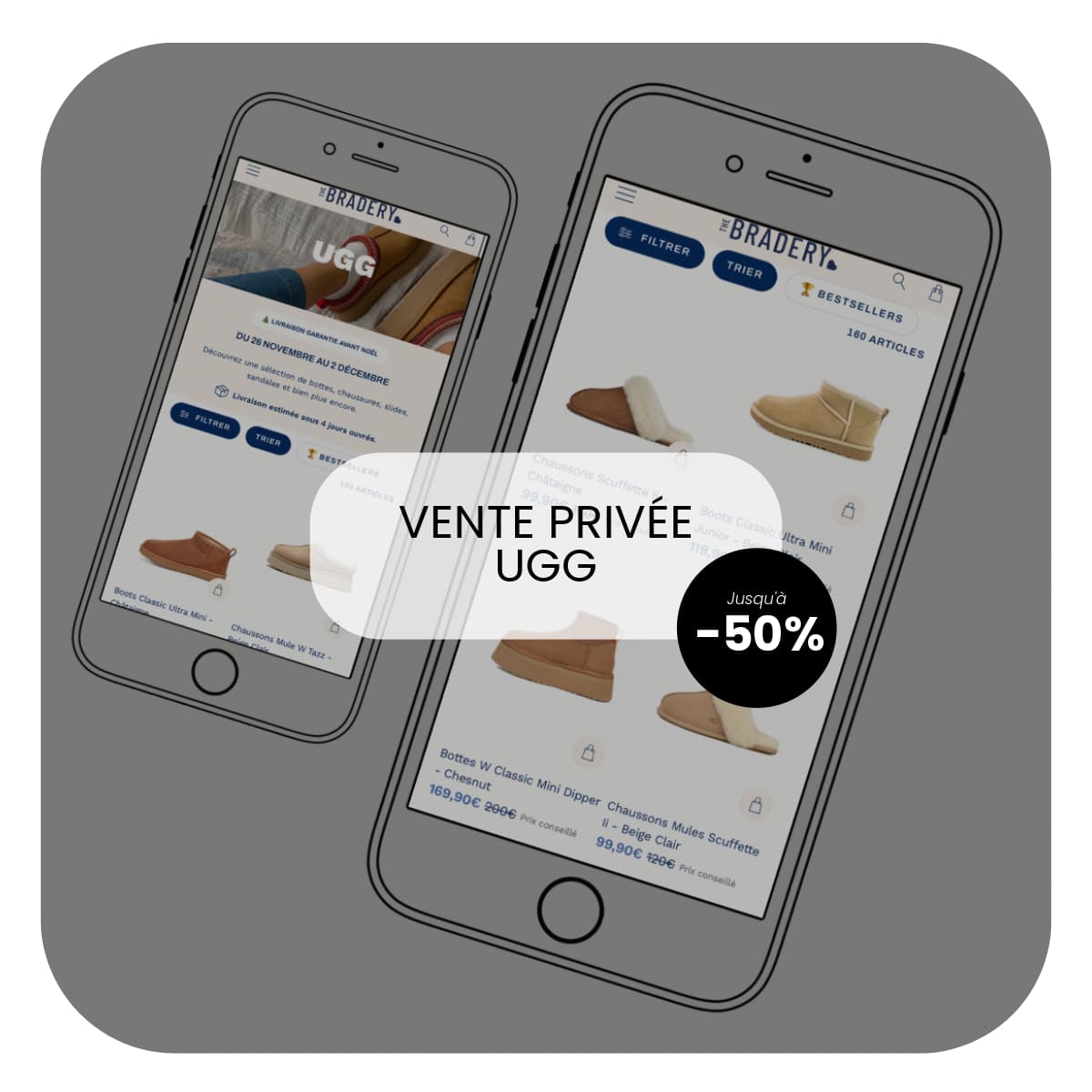 Vente Privée UGG x The Bradery