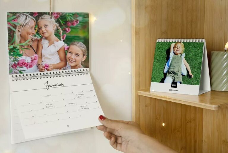 Calendrier photo personnalisé pour toute l'année
