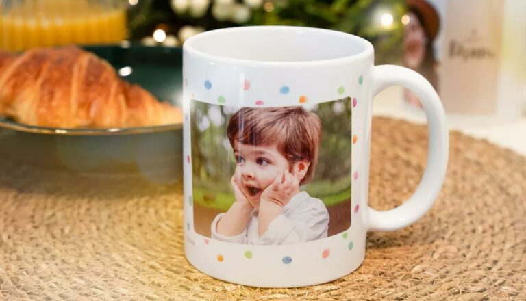 Mug photo personnalisé top idée cadeau enfant et grands-parents