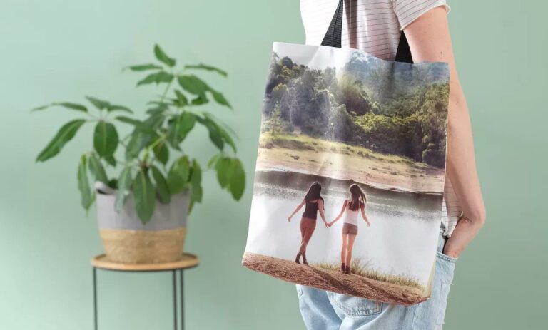 Sac photo totebag personnalisé