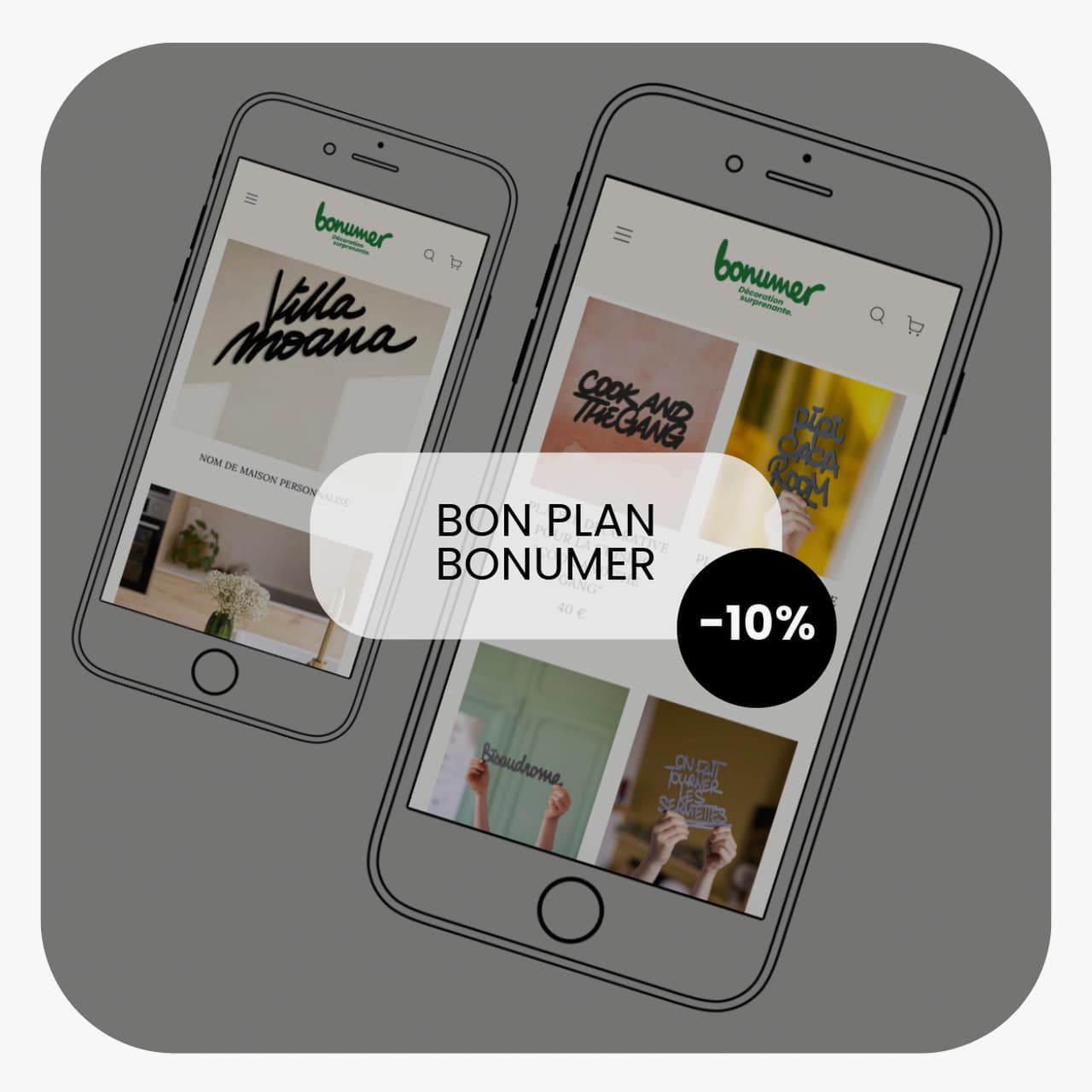 Code promo déco - Bonumer