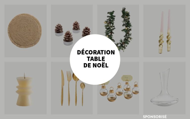Décoration table de Noël : les indispensables