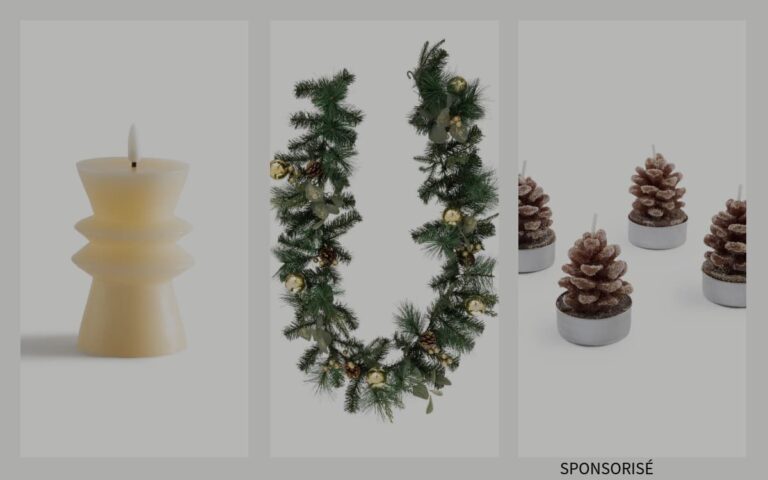 Décoration table de Noël : sélection shopping