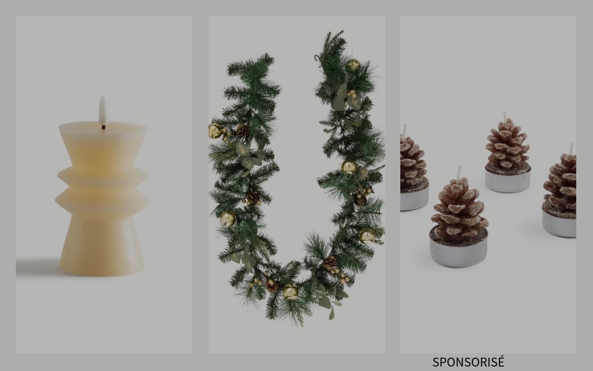 Décoration table de Noël : sélection shopping