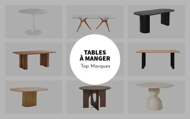 Tables de salle à manger : les meilleures marques