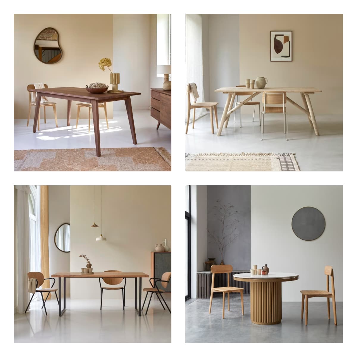 Tables de salle à manger en bois Tikamoon