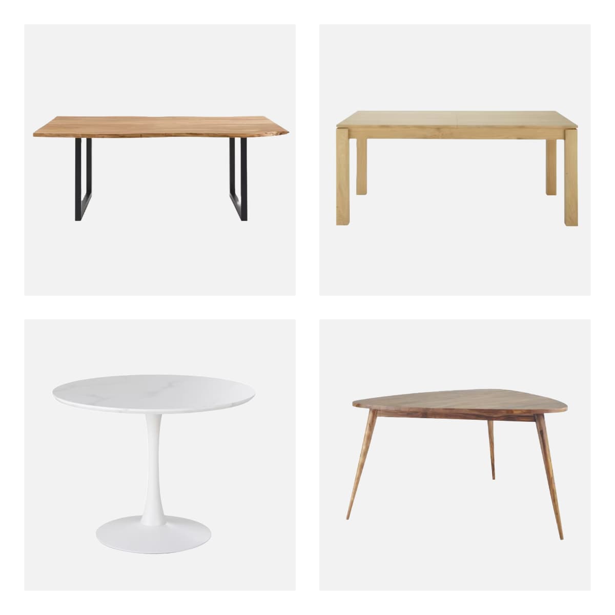 Tables de salle à manger Maisons du Monde : style industriel, bohème, rustique
