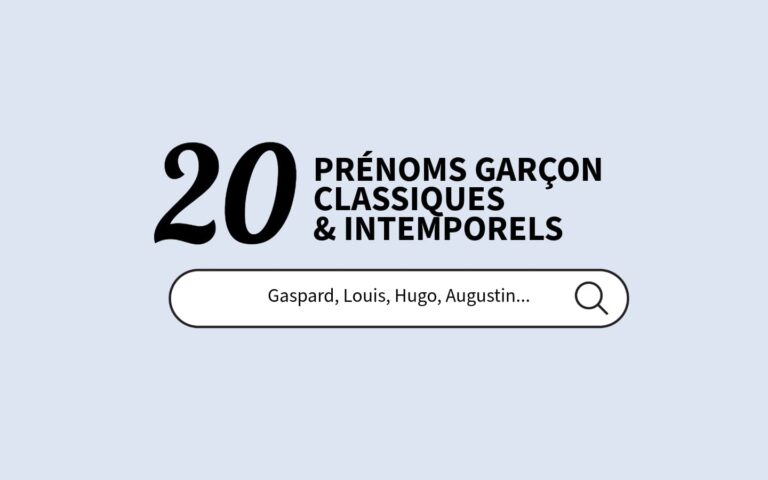 Prénoms garçons classiques, élégants et intemporels