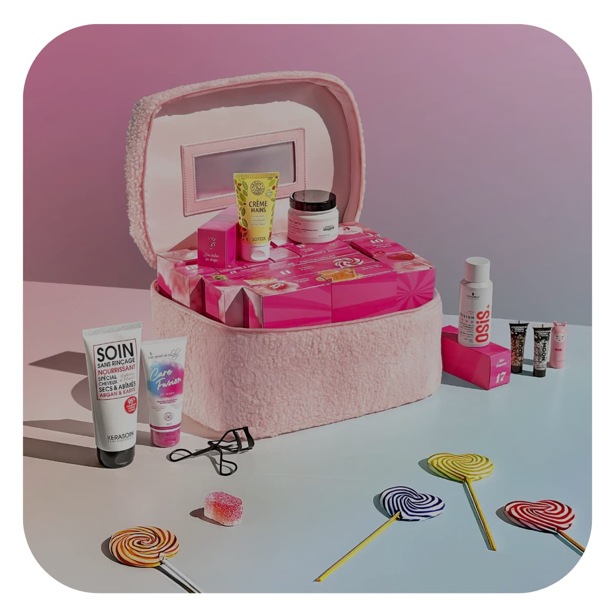 Calendrier de l'Avent cheveux La Boutique du Coiffeur