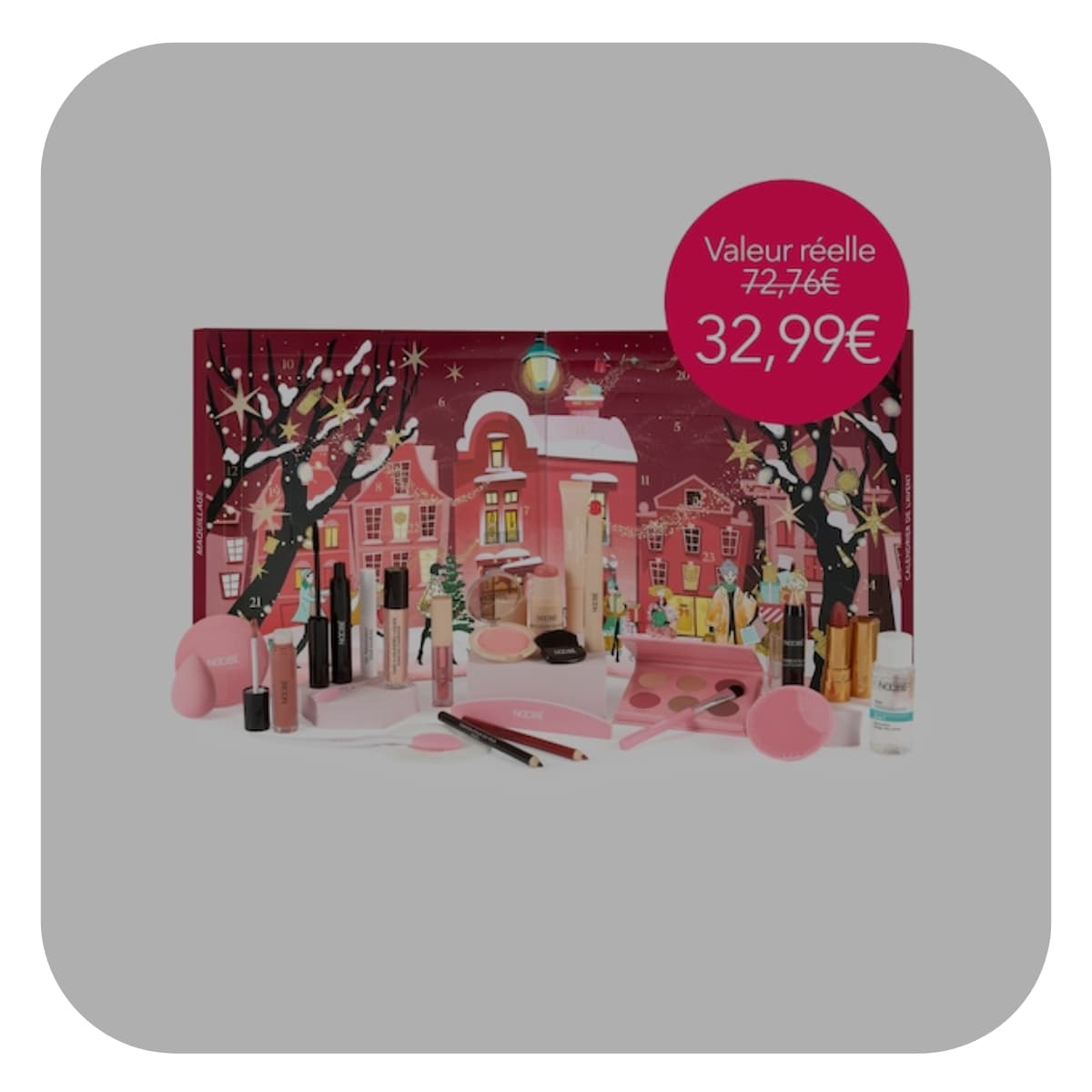 Calendrier de l'Avent Beauté Nocibé