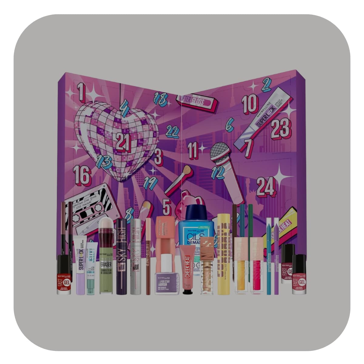 Calendrier de l'Avent Beauté pour Ados Maybelline