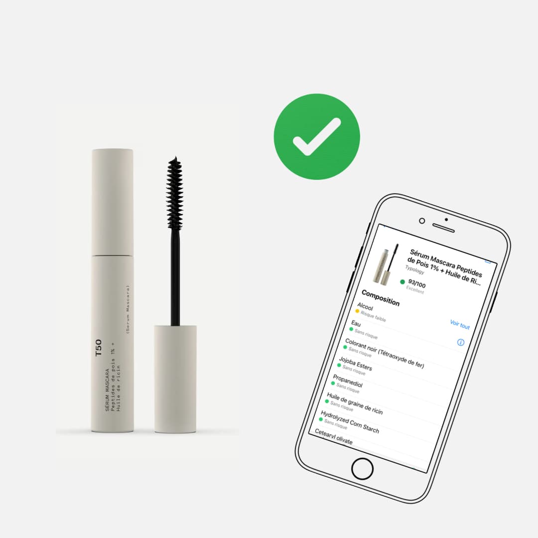 Mascara soin sérum cils - Typology